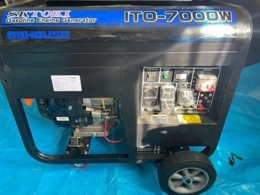 ガソリン三相動力発電機機