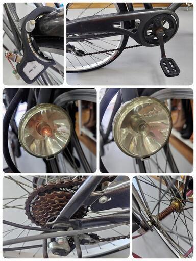 J050☆サビ等使用感有り☆軽快自転車☆NA2☆6段変速