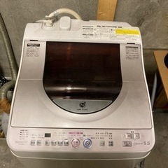 【無料でお渡し】SHARP製洗濯機/一人暮らし用5.5kg