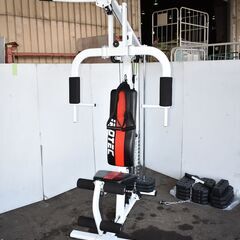 【ヤ取】≪zy922≫美品 IROTEC/アイロテック マルチホームジム 150ポンド (68kg) タイプV2 トレーニング器具/筋トレマシン 省スペース 50219-05