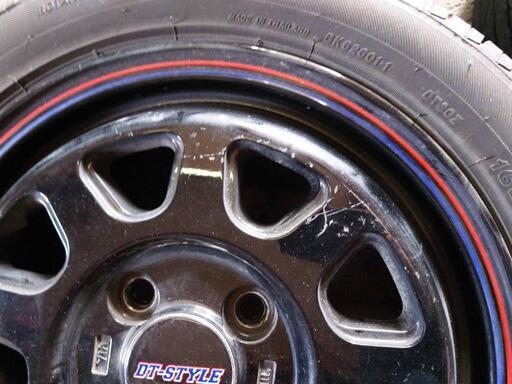 値下げ夏タイヤ 165/55 14インチ タイヤホイールセット