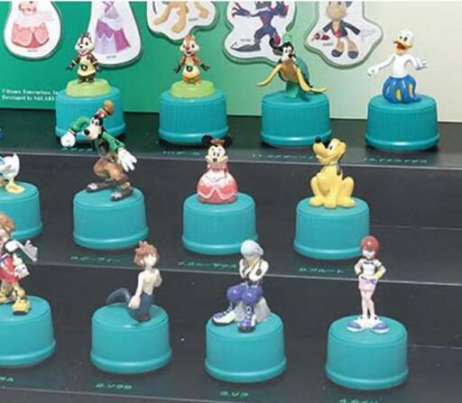 キングダムハーツ オリジナルボトルキャップフィギュア 三ツ矢