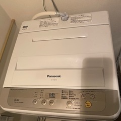 パナソニック　6キロ洗濯機