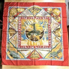 美品 本物 HERMES エルメス カレ90 タムタムの音に合わせて Au son du Tam Tam シルク100％ スカーフ レッド 赤 ☆ 札幌市白石区 白石店 美品 本物 HERMES エルメス カレ90 タムタムの音に合わせて Au son du