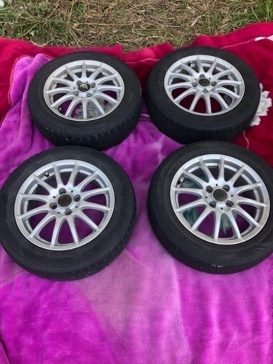 前後ｵﾌｾｯﾄ違い10.15系ｱﾙﾌｧｰﾄﾞ ﾌｧﾌﾞﾚｽ18㌅ﾒｯｷﾎｲｰﾙ&235/50ZR18夏ﾀｲﾔ4本