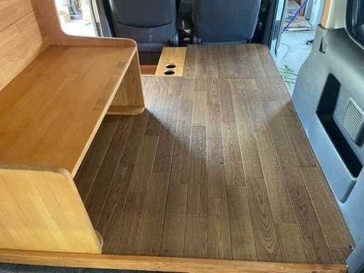 DA62Wエブリィ　キャンピングキット　車中泊　床、机セット　組み付け工賃込み！