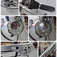 J060☆反射板欠品☆普通自転車☆LEAFLECT☆6段変速☆