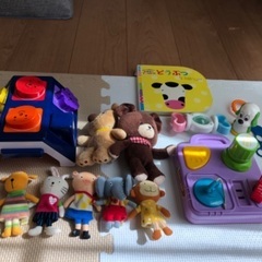 赤ちゃん知育玩具、指人形、ぬいぐるみ、タッチ絵本
