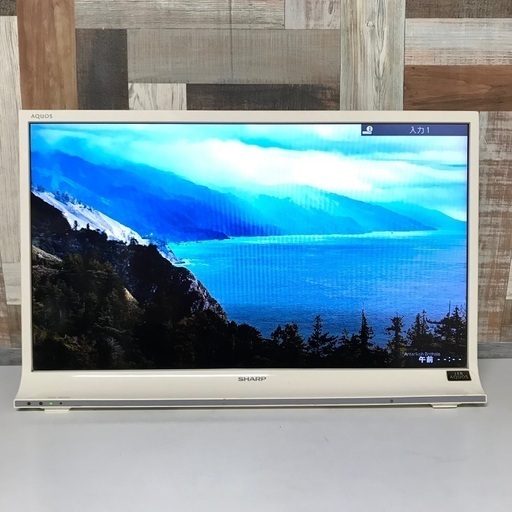 即日受渡❣️SHARPホワイトパネルAQUOS32型液晶TV8500円