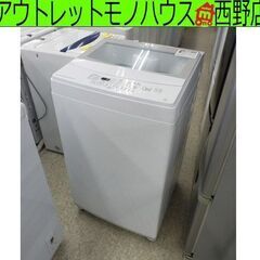 洗濯機 6kg 2019年製 ニトリ NTR60 白 6.0kg...