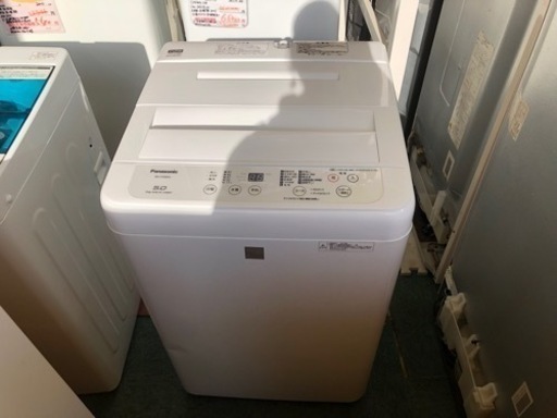 【リサイクルサービス八光】2018年製　パナソニック　全自動洗濯機5㎏　NA-F50BE6-KW