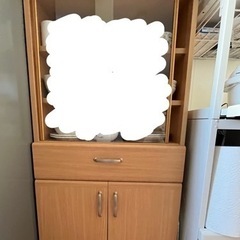 豊田木工 食器棚 水屋 H1358mm used オンラインストア買付 banjaku.jp