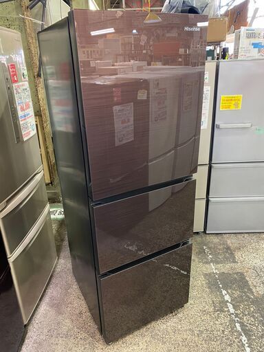 【愛品館市原店】Hisense  2021年製 282L 3ドア冷蔵庫 HR-G2801BR【愛市IR015228-104】