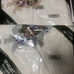 日本製　ペア色違いタオルケット　新品未使用品　Night Flower