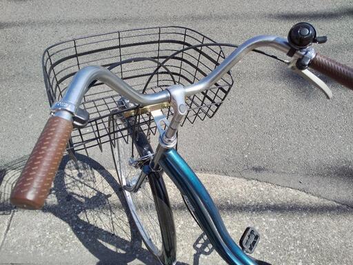 ♪ジモティー特価♪ＬＥＤオートライト・ステンレス製ハンドル・特大サイズ前かご　26型リサイクル自転車 ♪ジモティー特価♪LEDオートライト・ステンレス製ハンドル・特大