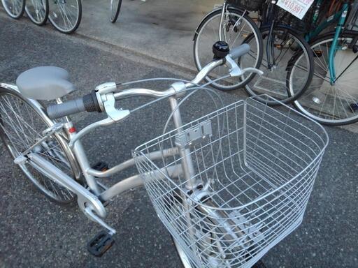 中古自転車２４６９ 前後タイヤ新品！ ２７インチ ３段ギヤ LED ...