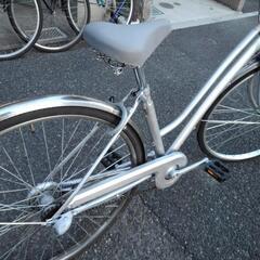 中古自転車3779 前後タイヤ新品！ 27インチ 3段ギヤ ダイナモライト