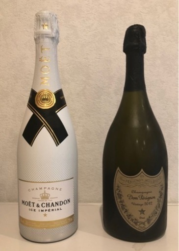 シャンパン2本セット(ドンペリ、モエ) - お酒