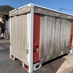 No.744 2t 車 カーテン アルミ 箱 バイク 倉庫 トラック コンテナ 米 