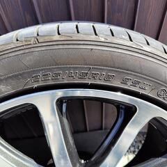 お話中、TRD18インチ＋ダンロップ　ル・マン