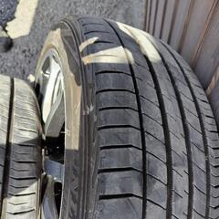 お話中、TRD18インチ＋ダンロップ　ル・マン