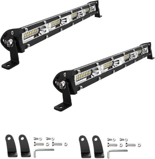 【未使用品！2個セット！】軽量薄型40連LEDライトバー［12インチ120Wタイプ］