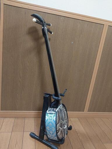 三線（本革強化張り） 三線 沖縄 本皮強化張り 爪、ハードケース付 三味線