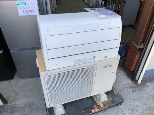 【動作保証あり】FUJITSU nocria 2016年 4.0kw 14畳用 100V 冷暖房ルームエアコン AS-GS40F【管理KR351】