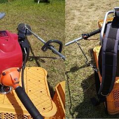 新古品カーツ 背負式4ストエンジン草刈機 XRP335-GX35 (35cc/ホンダGXエンジン搭載)　倉庫保管