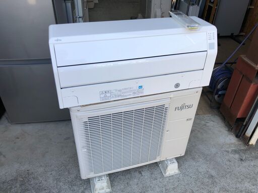 【動作保証あり】FUJITSU nocria 2017年 2.2kw 6畳用 冷暖房ルームエアコン AS-226TK【管理KR352】