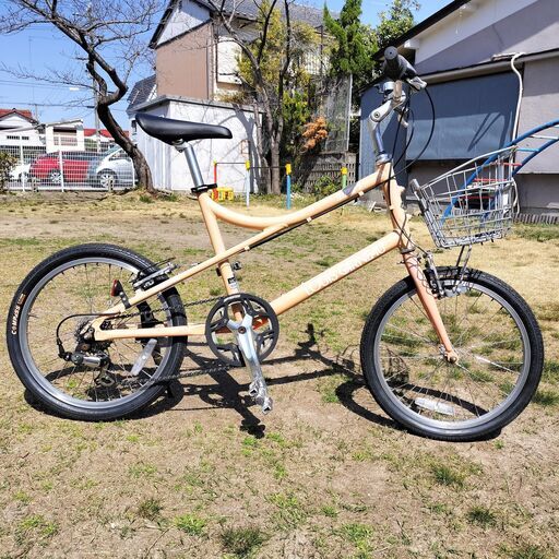 前後タイヤ他新品！ ルイガノ LOUIS GARNEAU アルミフレーム ミニベロ LGS-MV1 7段変速
