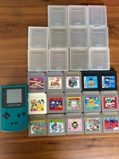 【取引終了】ゲームボーイカラー本体　ソフトセット