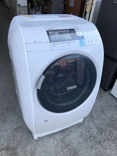 【動作保証あり】HITACHI 2014年 BD-V5600R 9.0kg / 6.0kg ドラム式 洗濯乾燥機【管理KRS550】