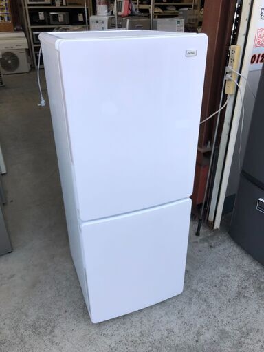 【動作保証あり】Haier ハイアール 2021年 JR-NF148B 148L 2ドア 冷凍冷蔵庫 ホワイト【管理KRR472】