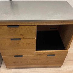 取引中 Unico ADDAY アディ キッチンカウンター