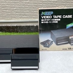 未使用品　ビデオテープ収納ケース24本用