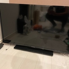FUNAI 42型　テレビ　リモコン付