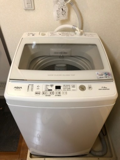 時間指定不可】 【保証あり‼️送料設置費込み‼️】AQUA全自動洗濯機