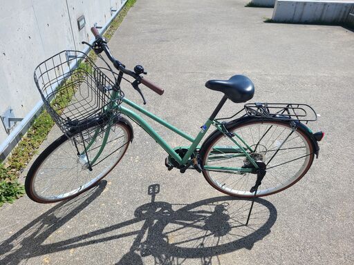 27インチ6段変速自転車