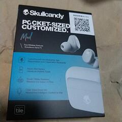 新品未開のSkullcandyのイヤホン mod