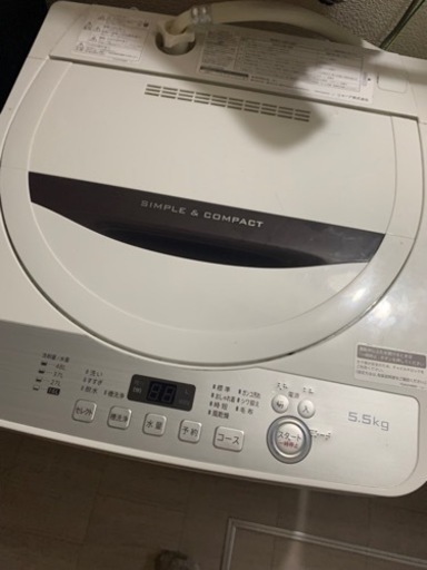 シャープ洗濯機2019