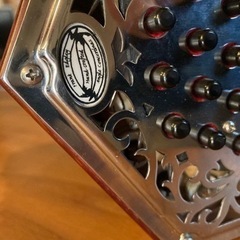 Edgley製アングロコンサーティーナ　C/G調　マイク内蔵！レアコンサーティーナ