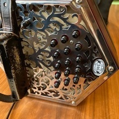 Edgley製アングロコンサーティーナ　C/G調　マイク内蔵！レアコンサーティーナ