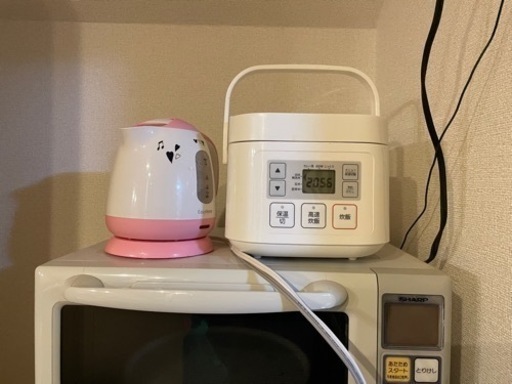 【受け渡し予定者確定】冷蔵庫　洗濯機　電子レンジ　炊飯器　電気ケトル