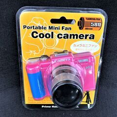 カメラミニファン　子供用カメラ　おもちゃ　ピンク色　珍品