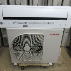 K04121　東芝　中古エアコン　主に6畳用　冷房能力　2.2KW ／ 暖房能力　2.2KW 