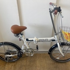 超美品★折り畳み自転車★6段変速