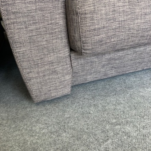 中古品】美品！ニトリ2人掛けハイバックソファー 布張り 342