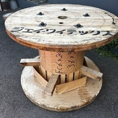 空ドラム　テーブル　木枠　定型分NG