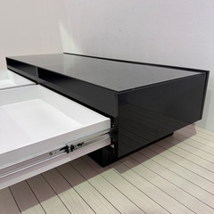 【再値下げ】IDC大塚家具 ガラスセンターテーブル リニュー IDC 大塚家具 取扱 SATURN ガラステーブル 入荷しました